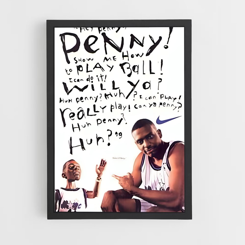 Poster Penny hardaway streetball – affiche Basketball (vue 2)